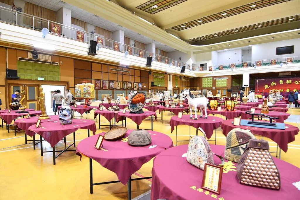 鹿港魯班公宴108桌工藝看桌　作品逾500件