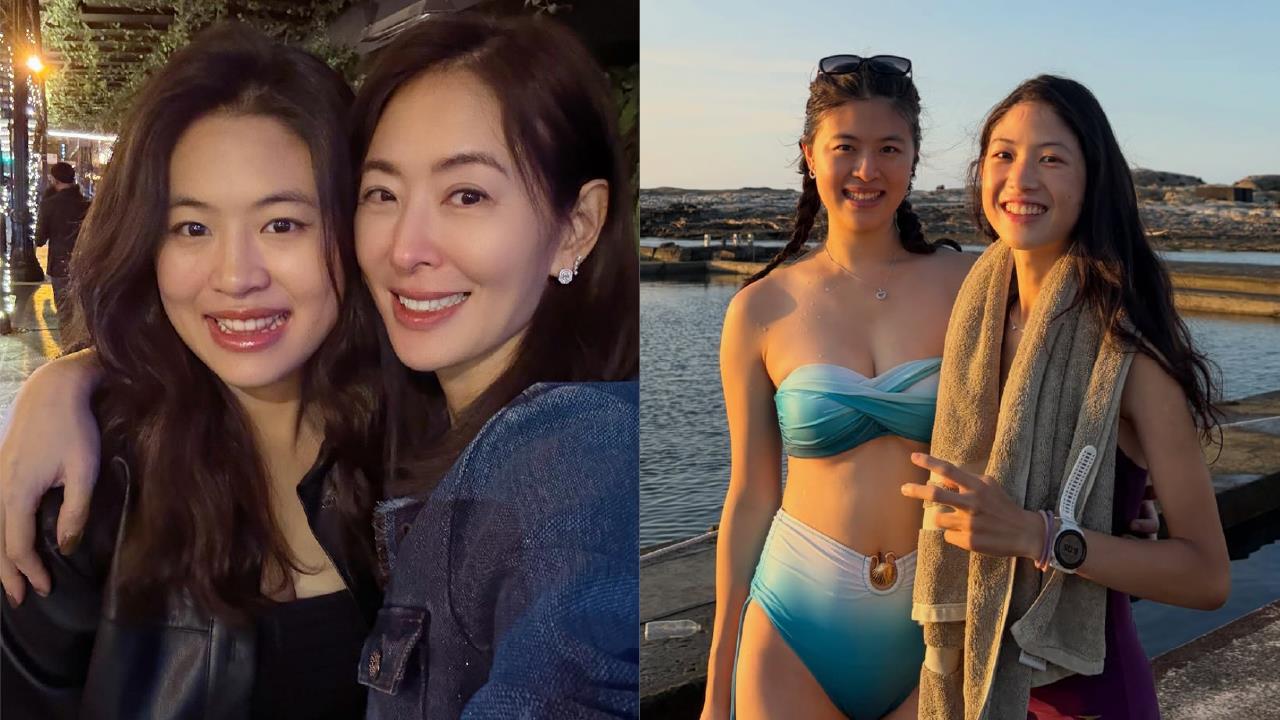 賈永婕女兒辣曬比基尼放閃！隔空親吻全被抓包　男友「超狂背景」曝光