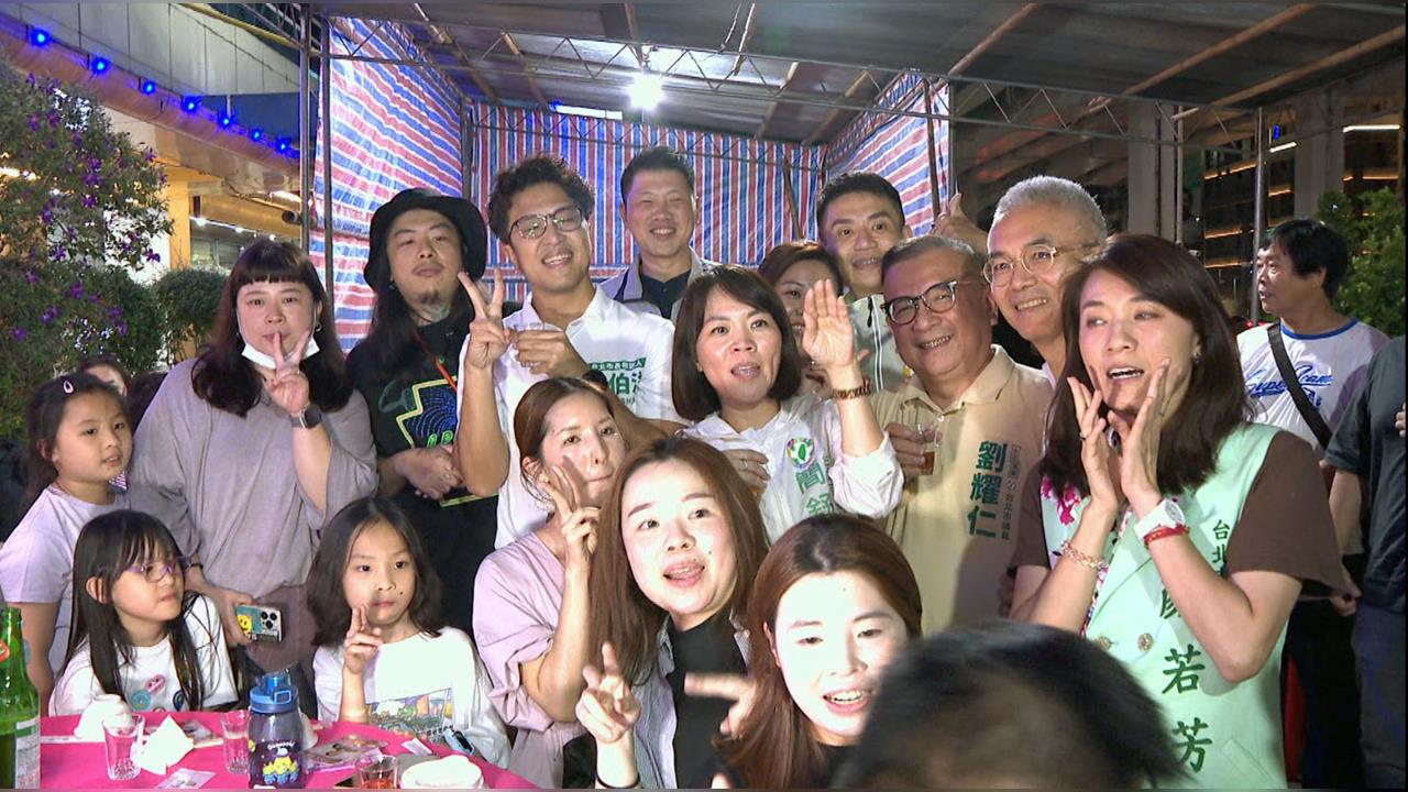 現身光華商圈餐會！沈伯洋：每兩週就來逛街　蔣萬安取消行程沒碰頭