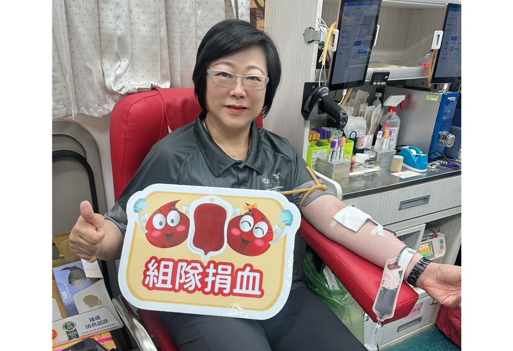 竹縣警溫暖社會傳愛心　宣介慈挽袖捐血助公益