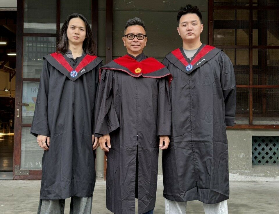 設計世家齊聚中原大學！父子三人同年畢業為學院添亮點