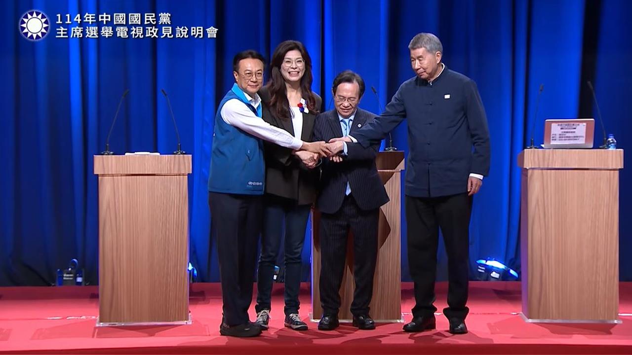 快新聞／新！國民黨電視政見會登場　郝龍斌、羅智強未到