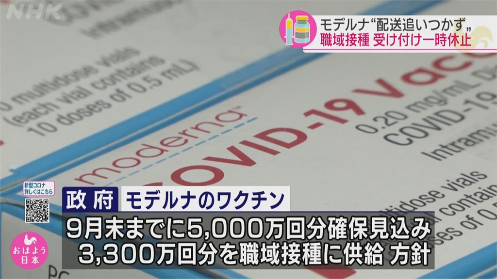 日本公布莫德納副作用　最常見接種部位疼痛