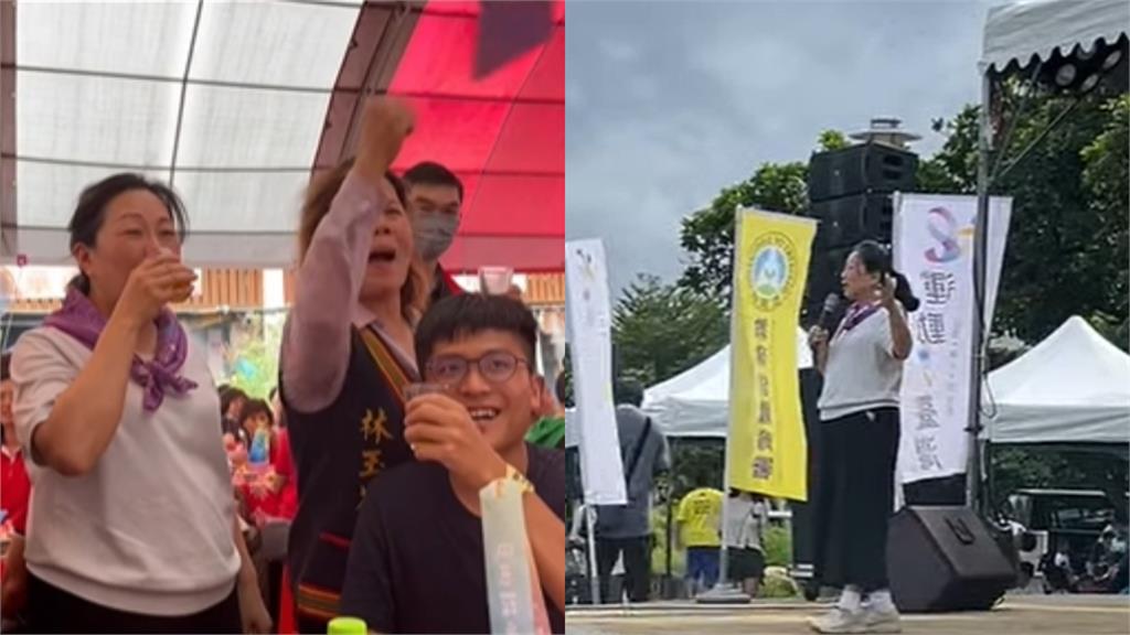 徐榛蔚高調「宣傳普發1萬」喊:我們謝謝傅崐萁!遭罷團當面嗆聲超尷尬