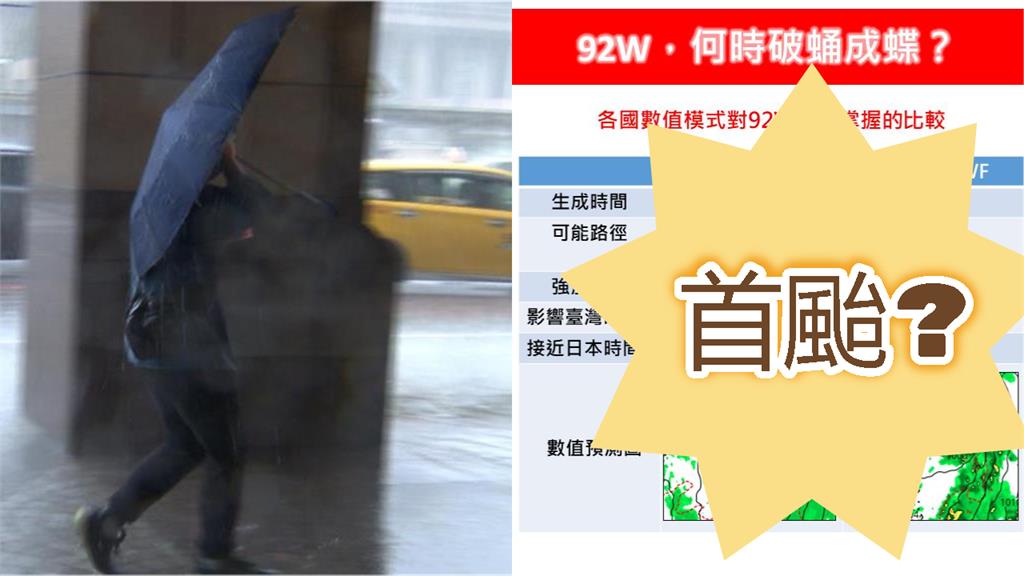 首颱「蝴蝶」恐下週生成?最靠近「台灣1區」專家揭完整路徑:有增強趨勢