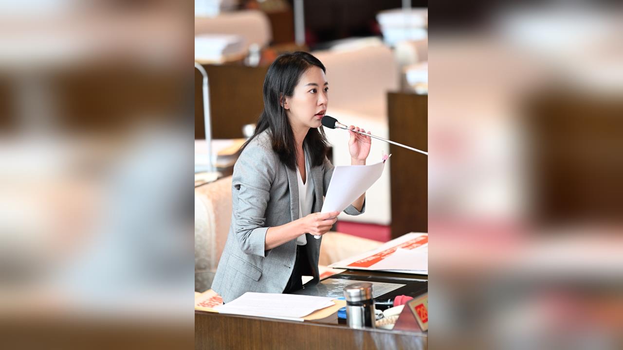 快新聞／聲援白海豚！台中女議員被問是否加入民眾黨　她嘆：一個人確實很辛苦