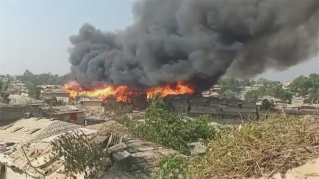 孟加拉難民營大火　上千名洛興雅人沒地方可住