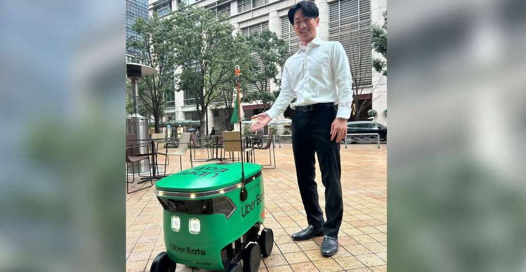 科技送餐！　大阪推「機器外送員」緩解缺工問題