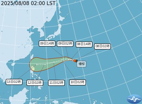 快新聞／輕颱楊柳生成！今年父親節沒颱風搗亂　專家示警「這幾區」留意高溫
