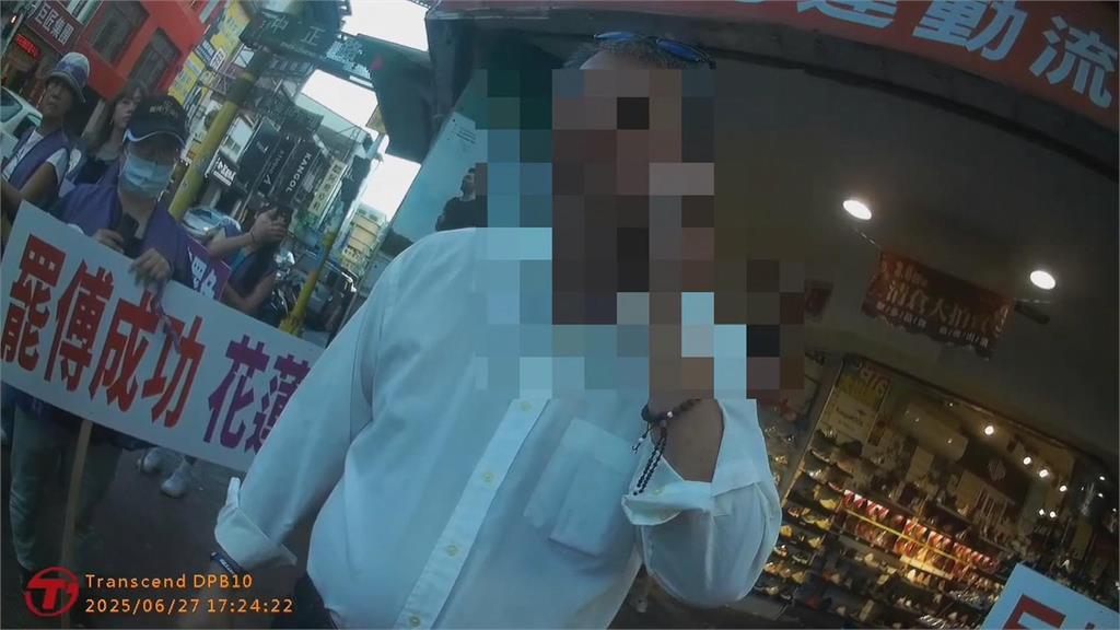 男子嗆聲推擠罷團志工還報警　要求所長「親自解釋」遭打臉