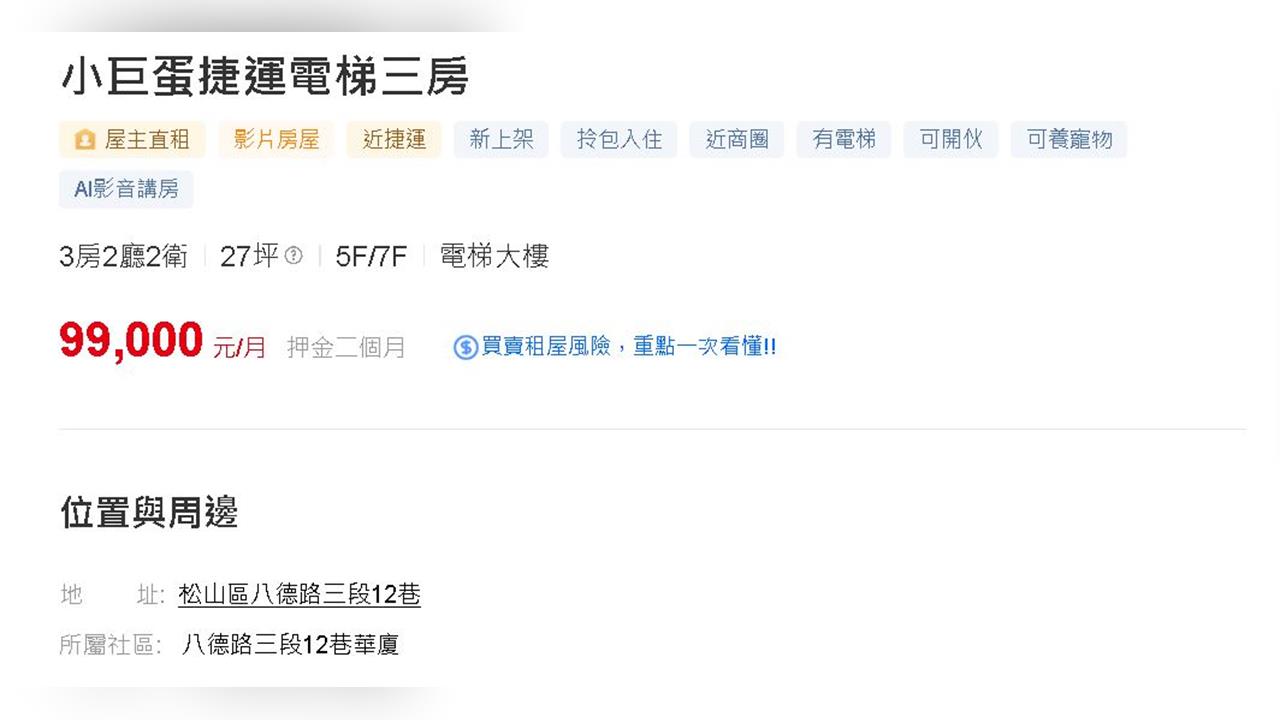 特蒐/隔套出租賺很大!台北老公寓變3套房「每間月租36K」掀熱議