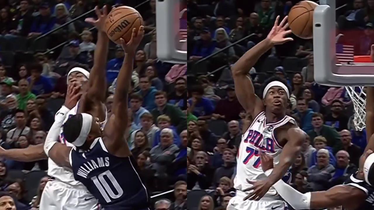 NBA(影)/左手蓋完換右手?76人選秀榜眼「一次防守蓋兩鍋」美技全視角露出