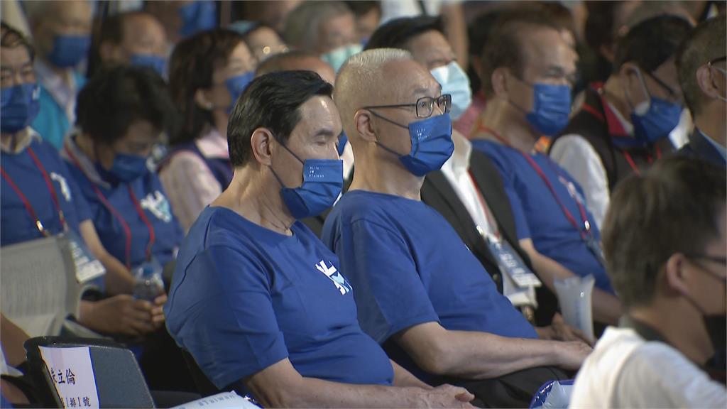 快新聞/國民黨全代會朱立倫喊團結 馬英九台下一度「閉目養神」