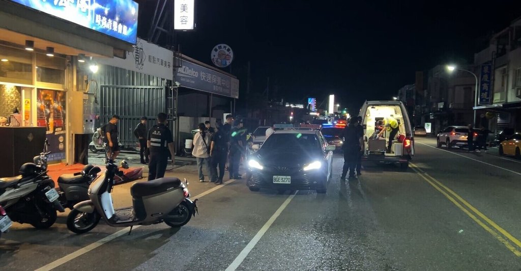 台東市暗夜街頭砍人 警方以車追人查緝3嫌