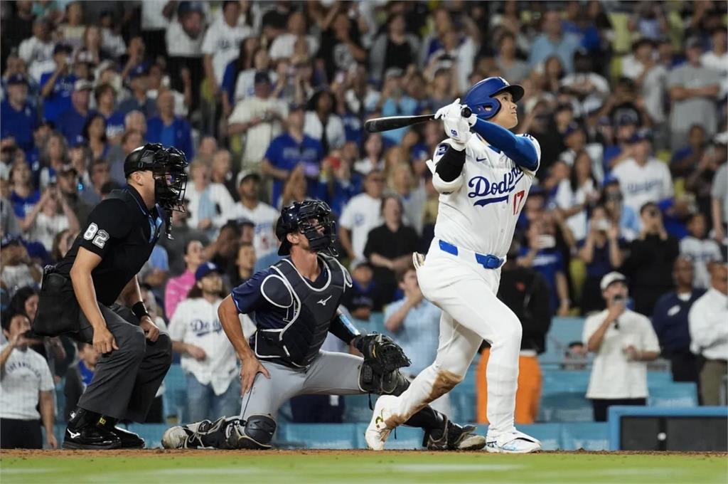 MLB（影）／狂「谷」發威！大谷翔平轟再見滿貫砲 達最快40轟40盜紀錄