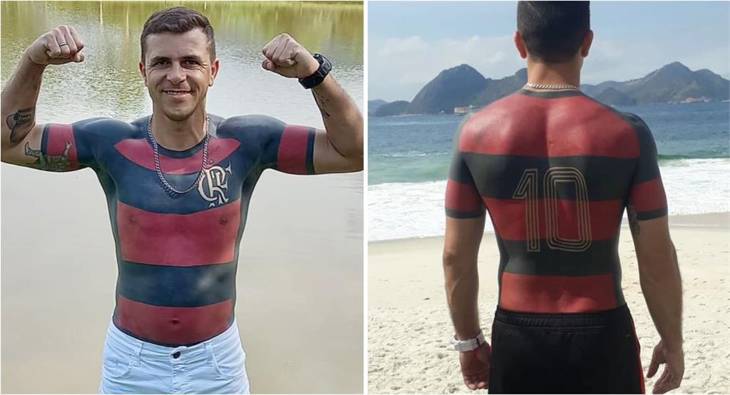 巴西狂熱足球粉「人體球衣」刺滿上身嗨喊：不用再買了！驚人過程曝光