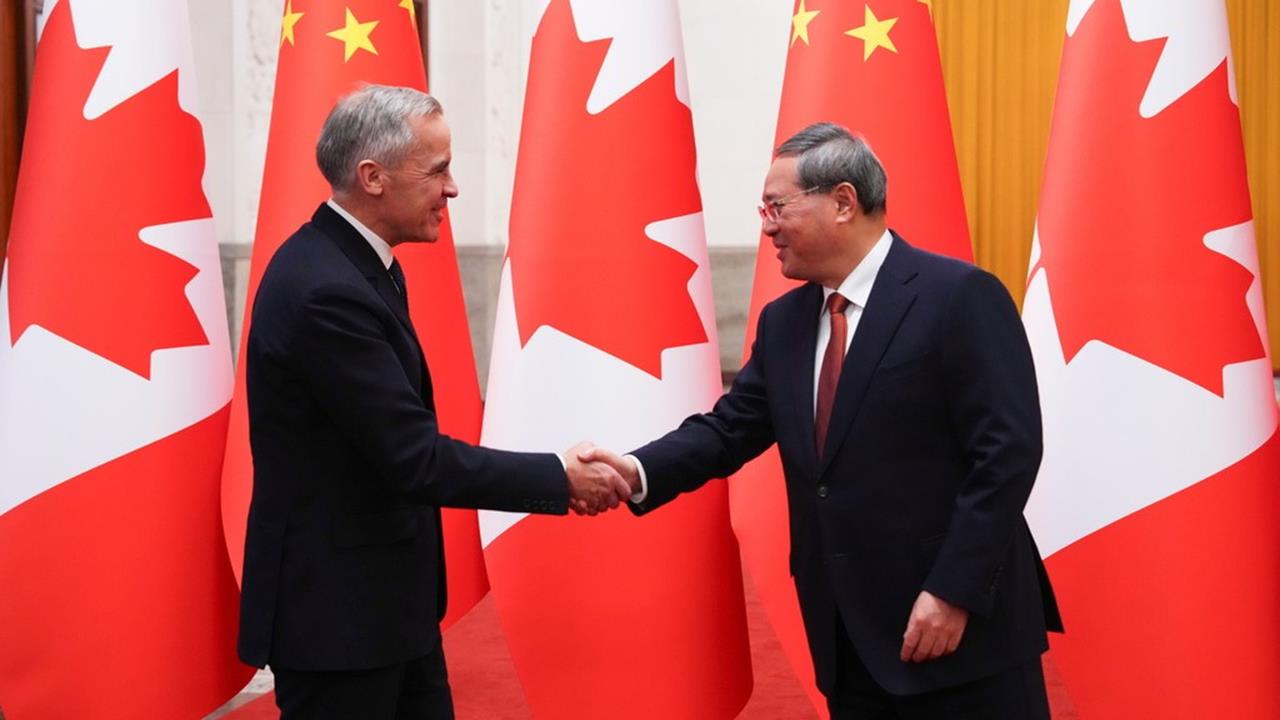 快新聞／破冰！加拿大、中國互降關稅　美警告加方將「後悔」