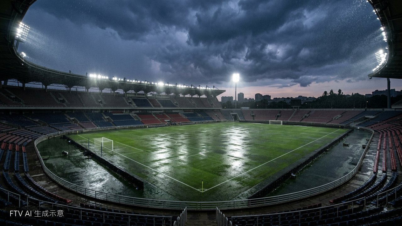 暴雨雷神攪局！世界盃英墨大戰因惡劣天氣延後一小時開踢