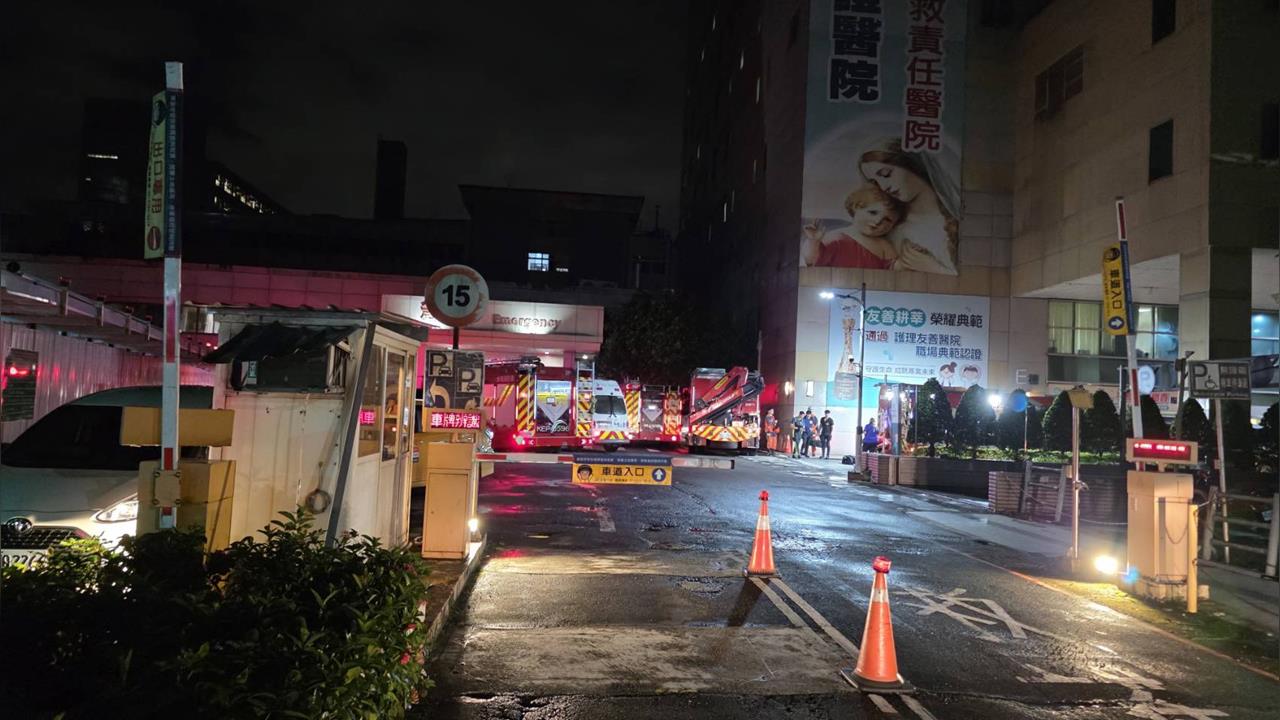 快新聞／新店耕莘醫院爆工安意外！工人墜「1樓半深水塔」　送急診搶救中