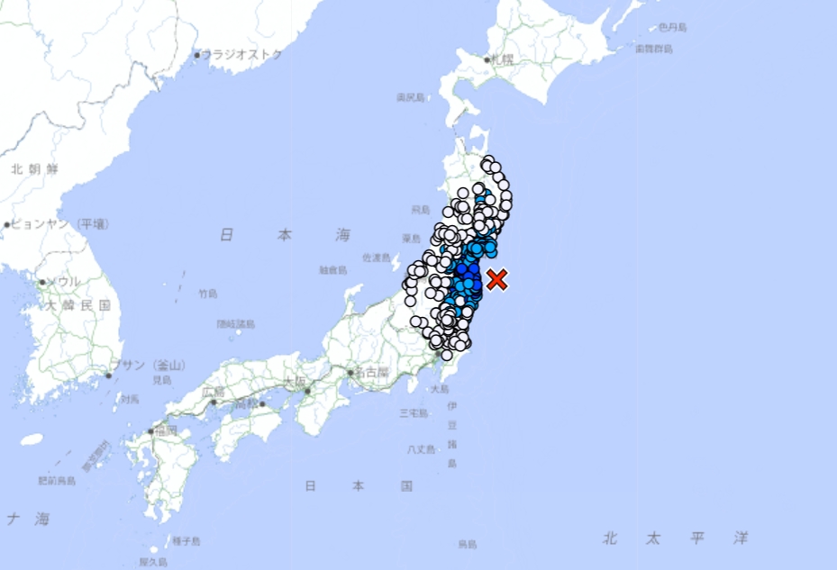快新聞／日本福島近海規模5.2地震　宮城、福島最大震度4級