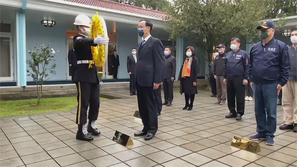 謁靈蔣經國　朱立倫：只有民進黨希望國民黨沈船