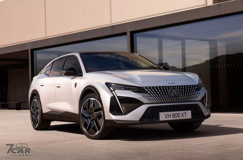 單馬達 210 匹、純電續航 453 公里　全新 Peugeot E-408 登場