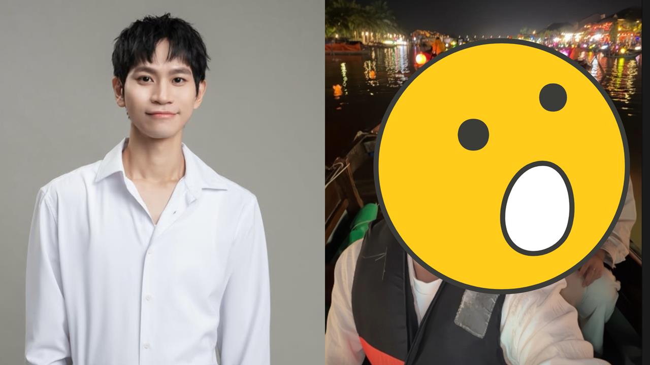 Andy決裂家寧1年攜「神秘女伴」坐小船!突曬燦笑同框照網瘋喊:永浴愛河