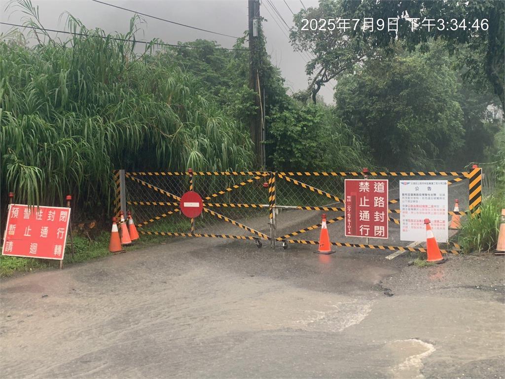 快新聞/高雄山區恐爆土石流 公路局急封台20線「這路段」