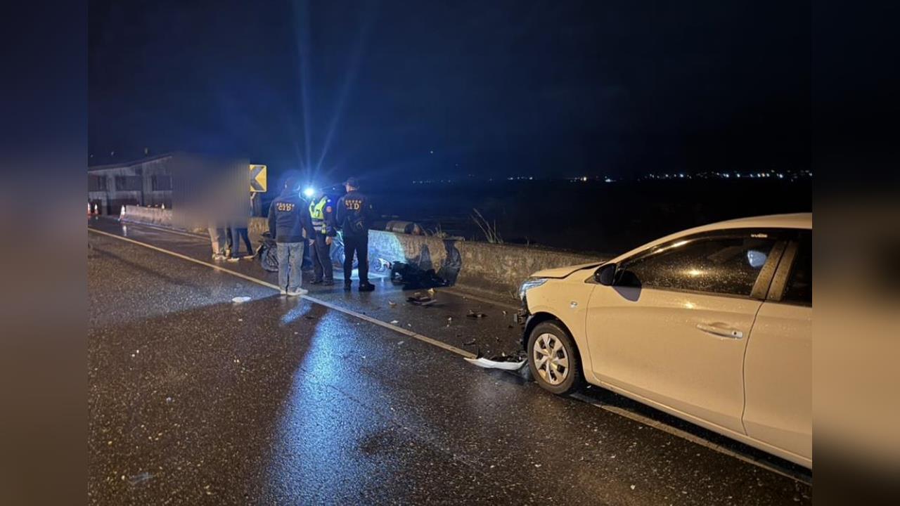 快新聞／國中數學老師命喪台9線！騎車過彎打滑　猛撞對向轎車慘死