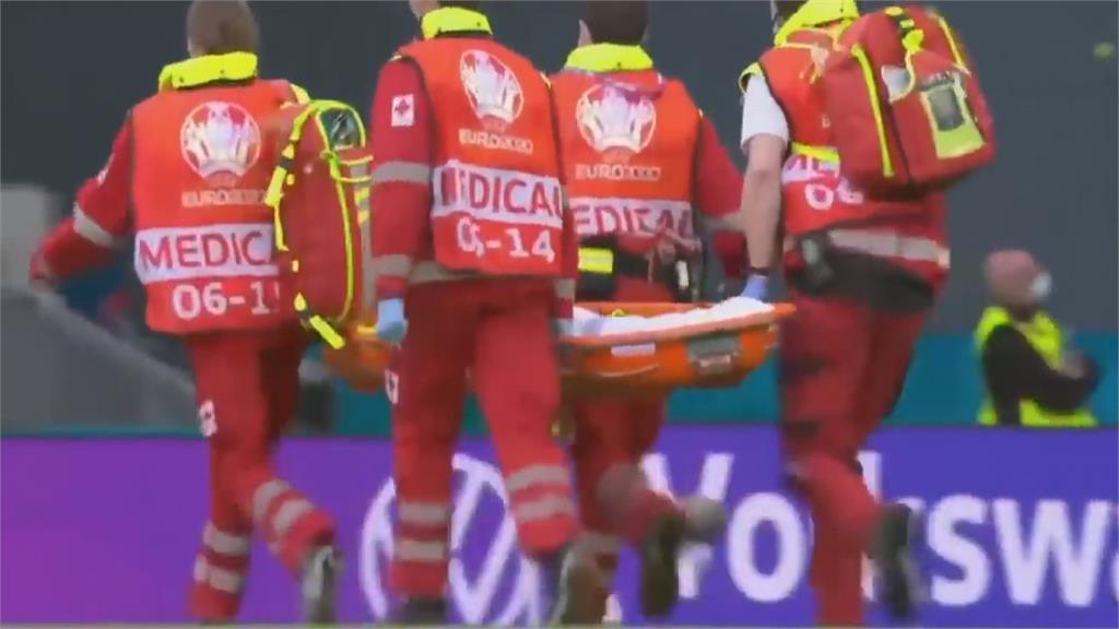 歐洲國家盃足賽意外　丹麥艾瑞克森突倒地　送醫後恢復意識