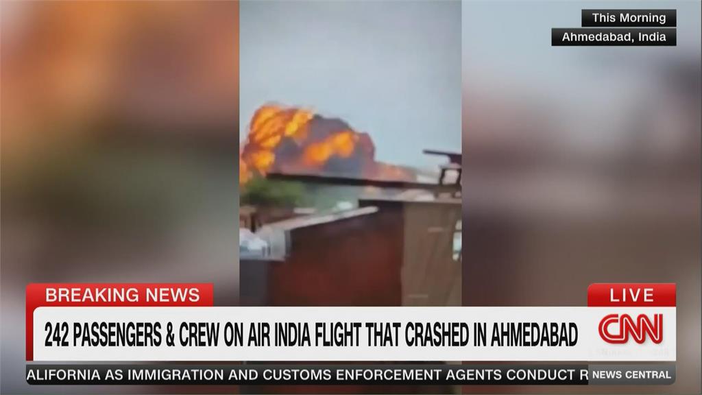 波音787首起空難！　印航墜機241人罹難　1人奇蹟生還