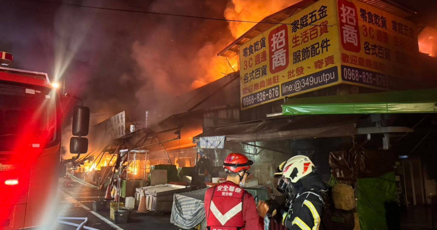 桃園南門市場火警「三分之二區域嚴重受損」 張善政:將研擬重建方案