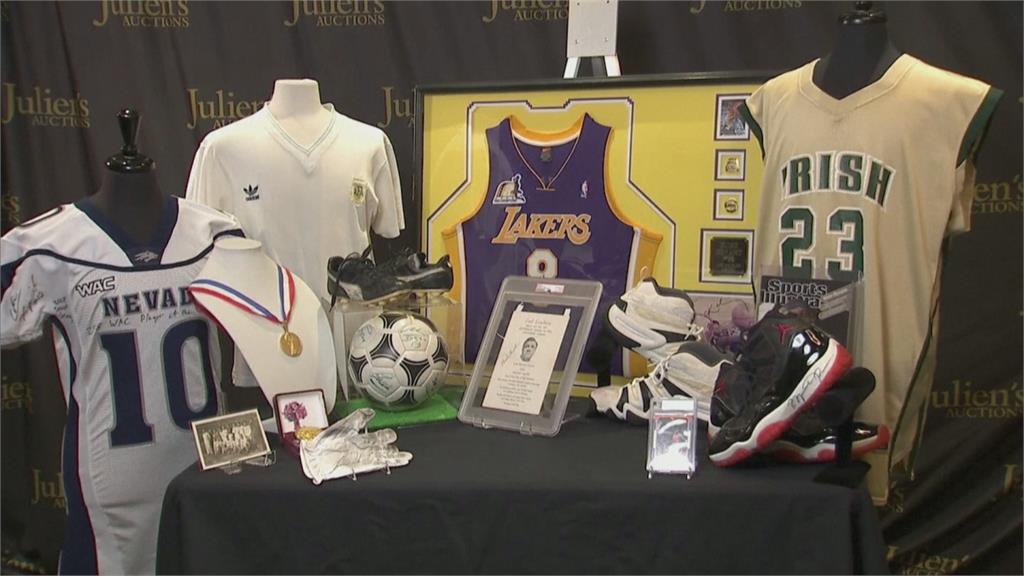 500多項球星紀念物拍賣 詹皇高中球衣估千萬