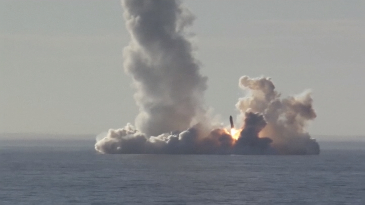 俄國核子潛艇 成功試射「狼牙棒」飛彈