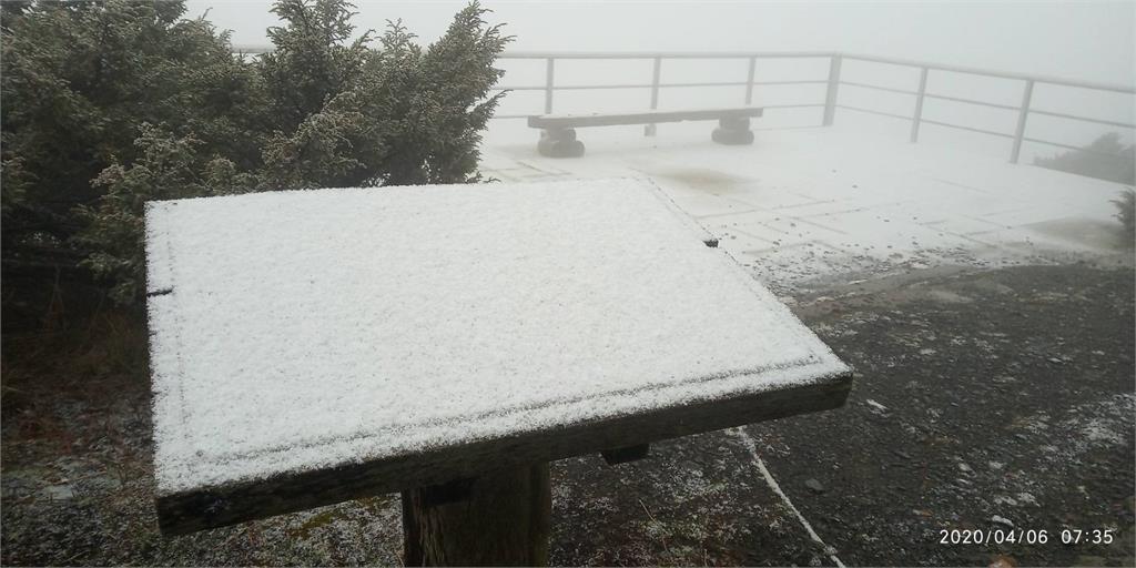 東北季風、華南水氣移入 玉山降四月雪