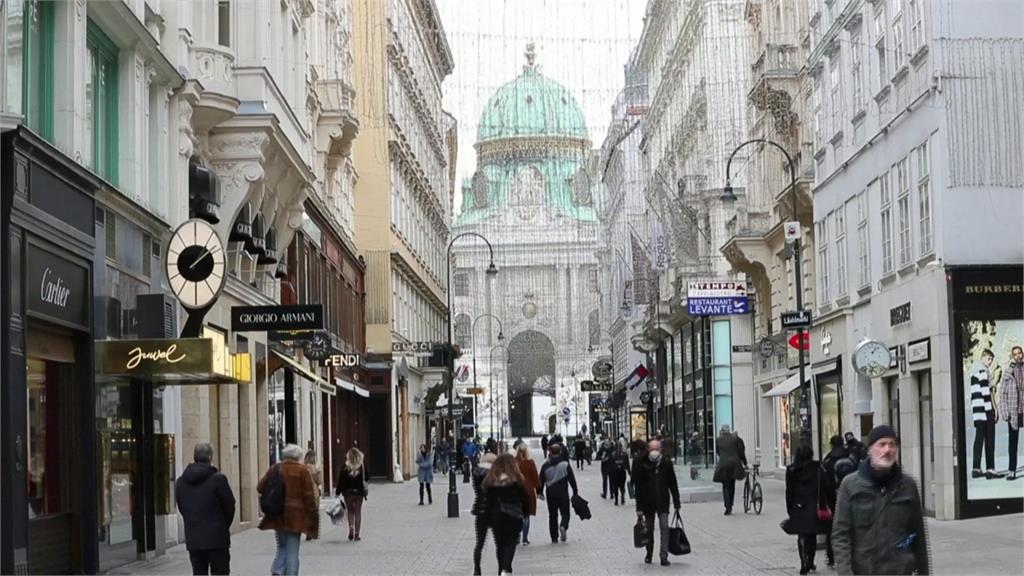 奧地利第2波封城至12月6日 超市擠滿採買人潮