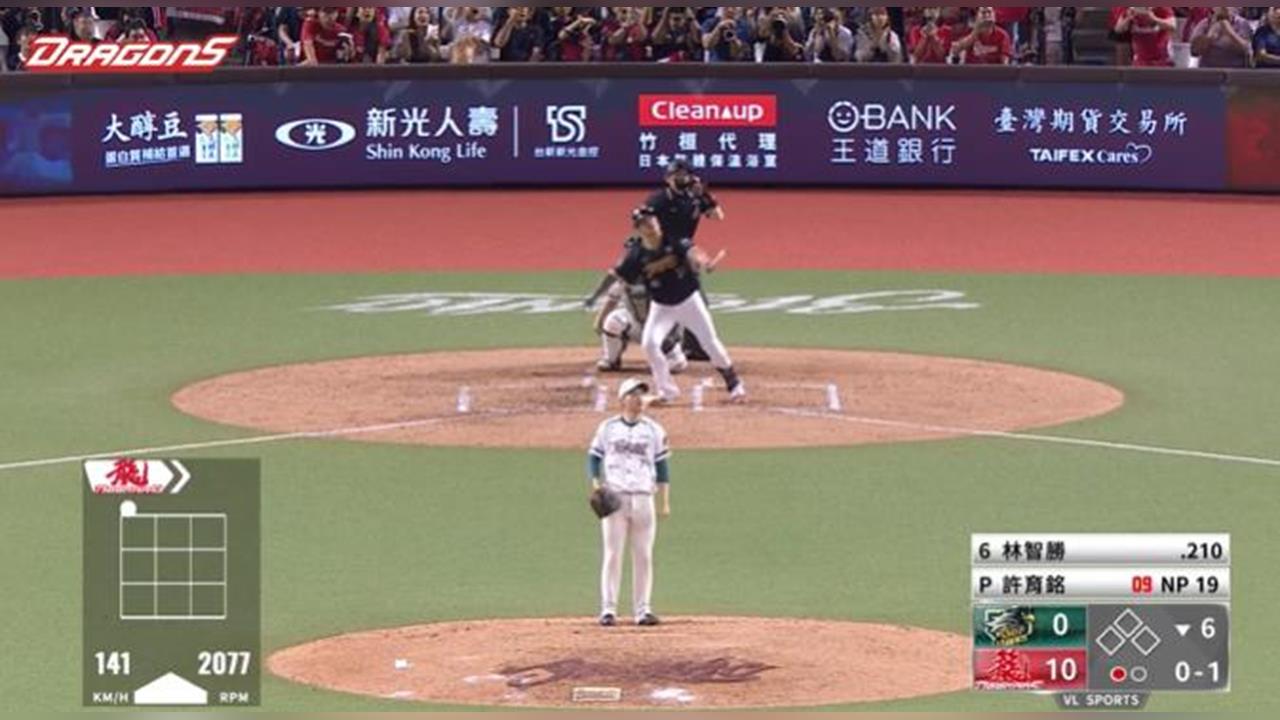 快新聞/305轟!林智勝引退賽大巨蛋尻出牆 連續22年都有全壘打