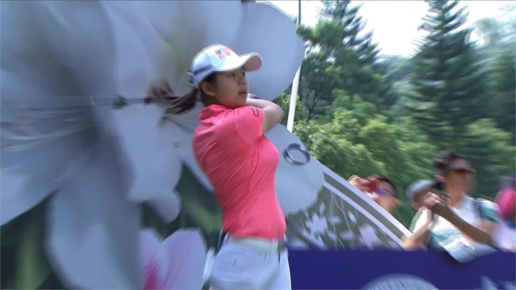 徐薇凌LPGA台灣錦標賽暫列第一 台灣觀眾熱情加油