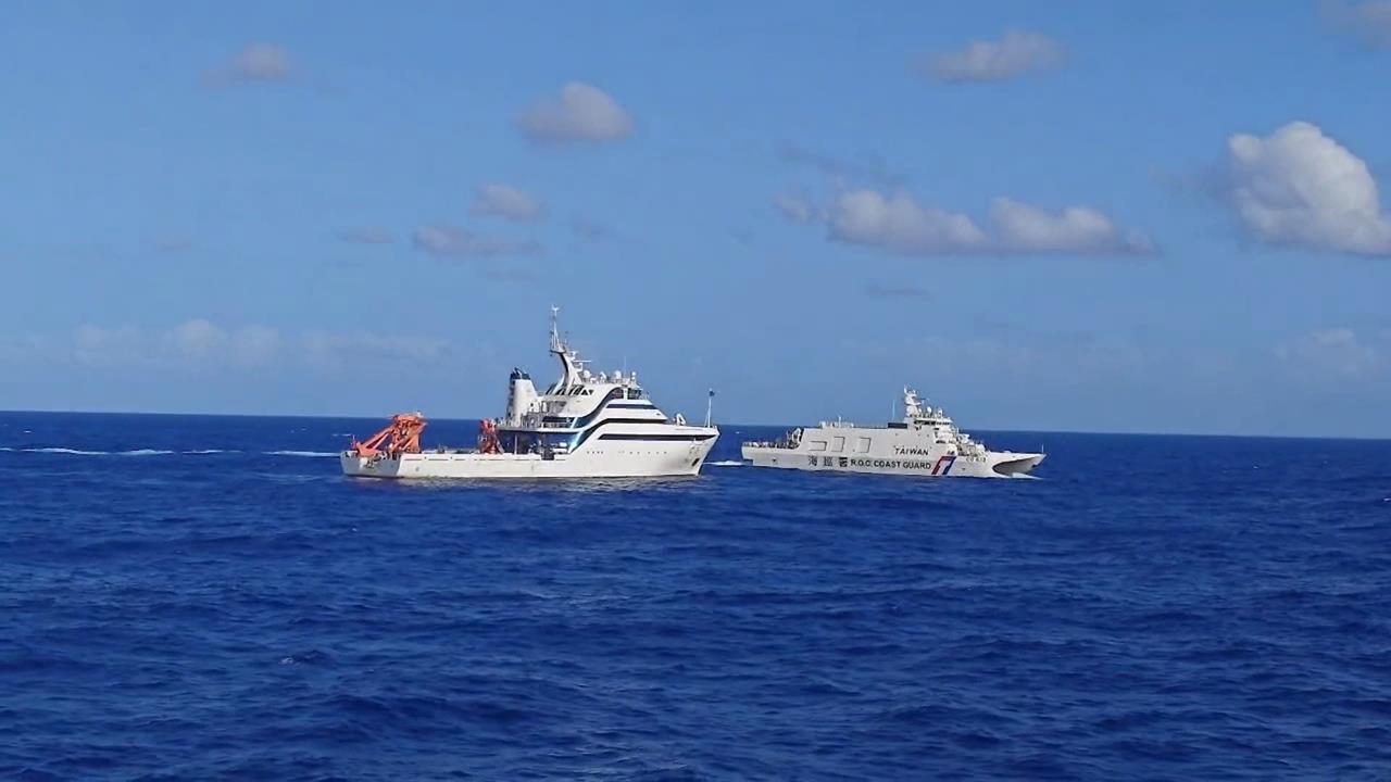 中國科研船嗆「沒有中華民國」　海巡強勢驅離