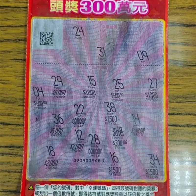 刮刮樂新玩法！他號碼沒中丟路邊　業者撿起一對獎卻翻「30倍」