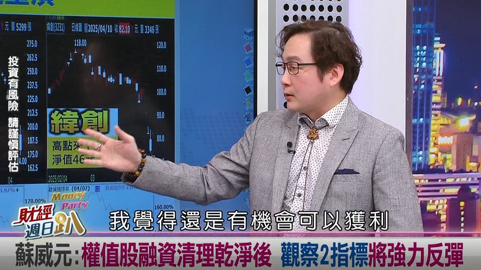 週日趴(影)／蘇威元：跟著國安基金佈局權值股勝率高 買黑不買紅