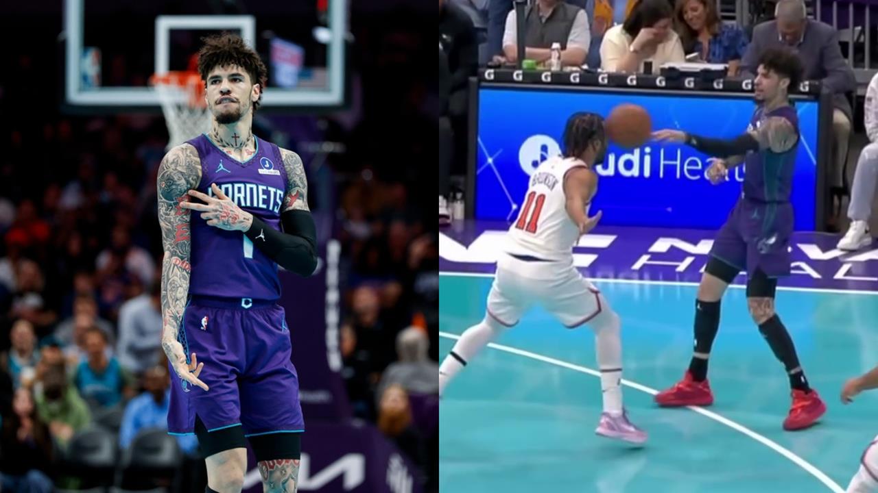 NBA(影)／怎麼這樣傳球？球三弟正面「爆頭」大頭森　手滑瞬間網爆笑：直球對決