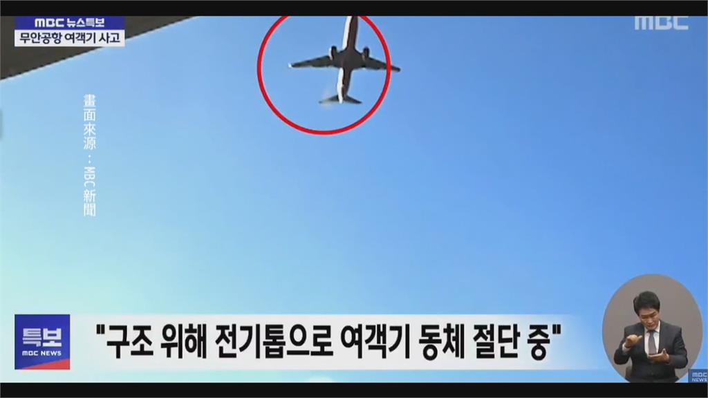 南韓務安機場驚傳空難！　濟州航空班機181人傳至少62死