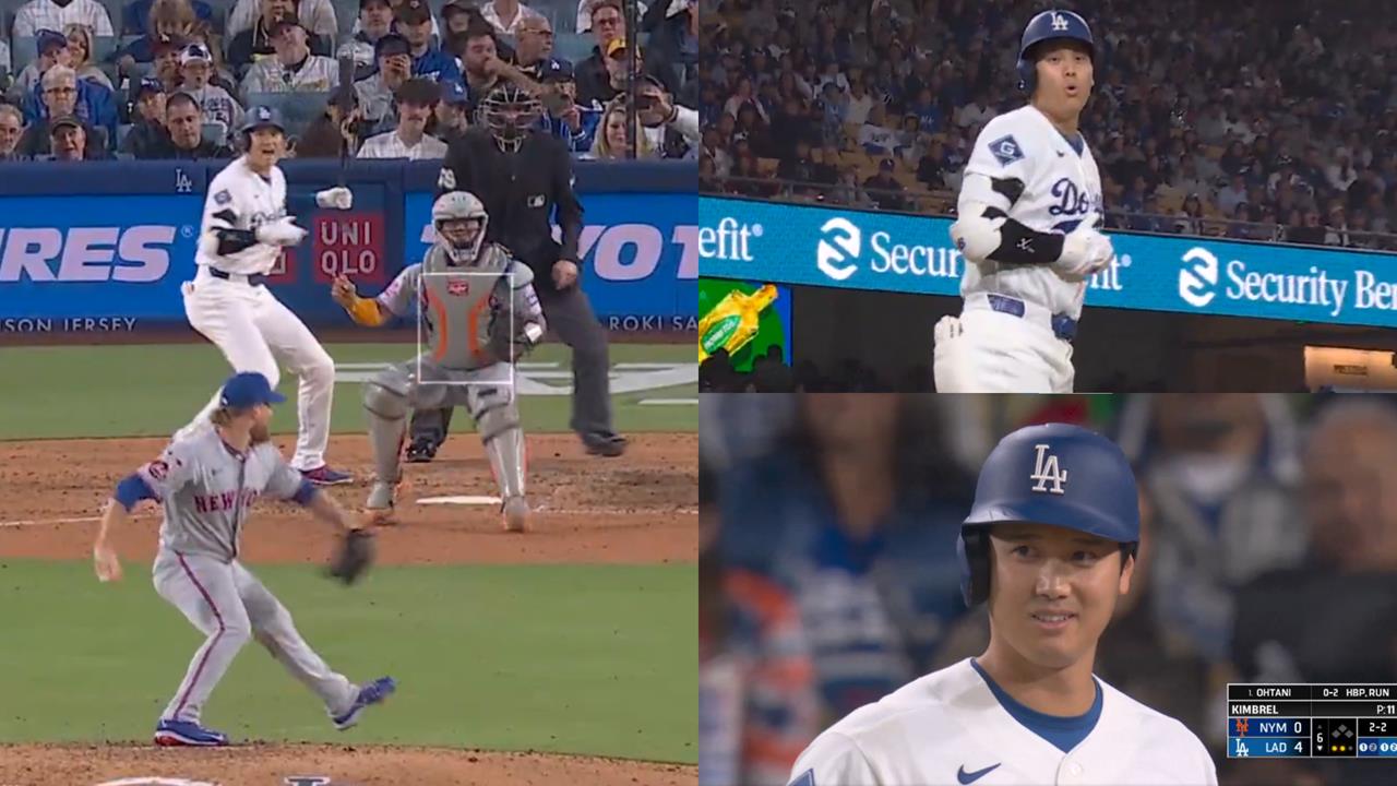 MLB(影)/這哪招?投手投球前一秒捕手急喊卡衝上前 大谷嚇爛腳底抹油落荒而逃