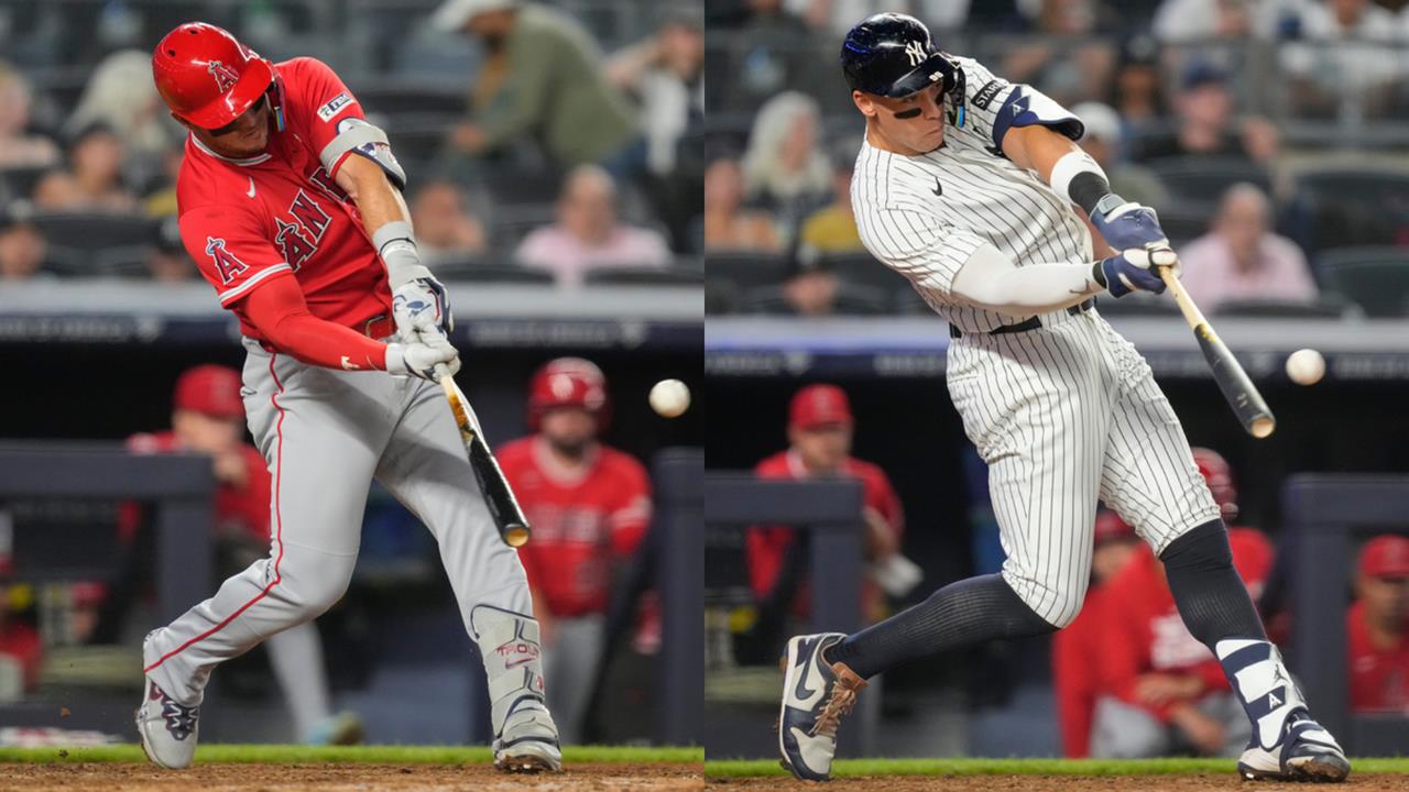 MLB(影)/美國隊長頂上對決!神鱒、法官同場炸裂 互轟雙響砲神獸打架