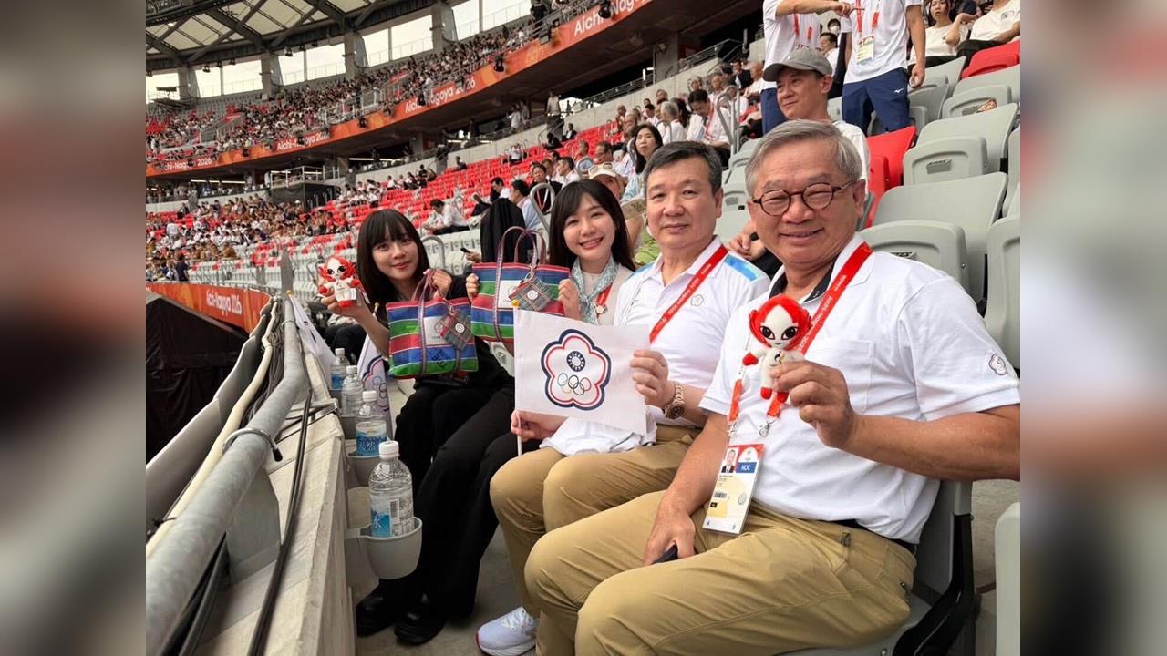 快新聞／為482位台灣英雄應援！吳沛憶、黃捷驚喜現身亞運開幕式
