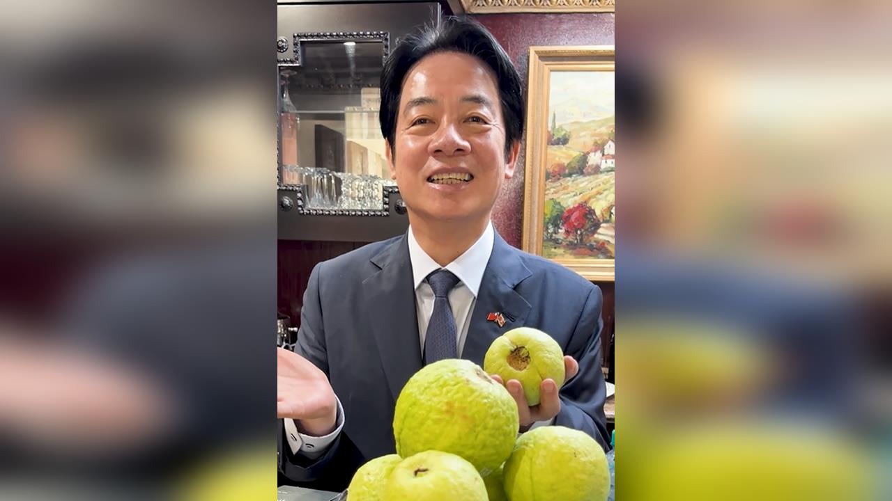 快新聞／「一顆芭樂」看出台史好邦誼　賴清德IG曬台灣農技團成果