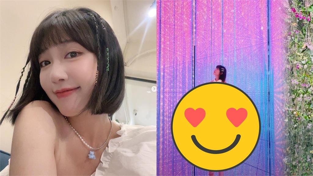 泱泱「鏡子地面」抬腳擺拍！「激短迷你裙」整件反射中…網瘋看：好厲害