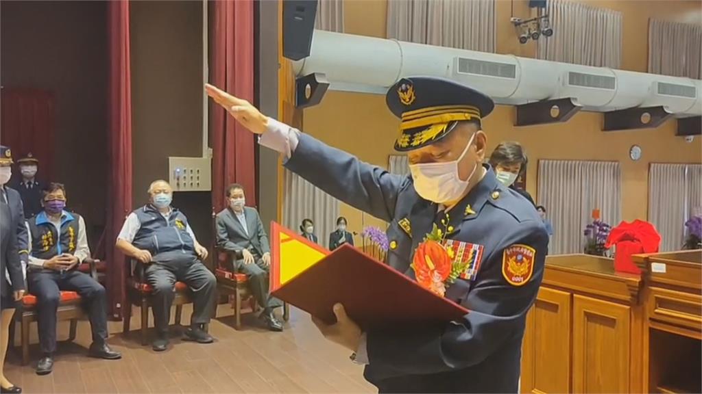 蔡蒼柏接任台中市警察局長　盧秀燕有信心