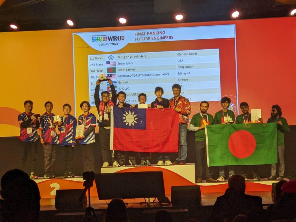 國際奧林匹亞機器人大賽　台灣隊成績優異